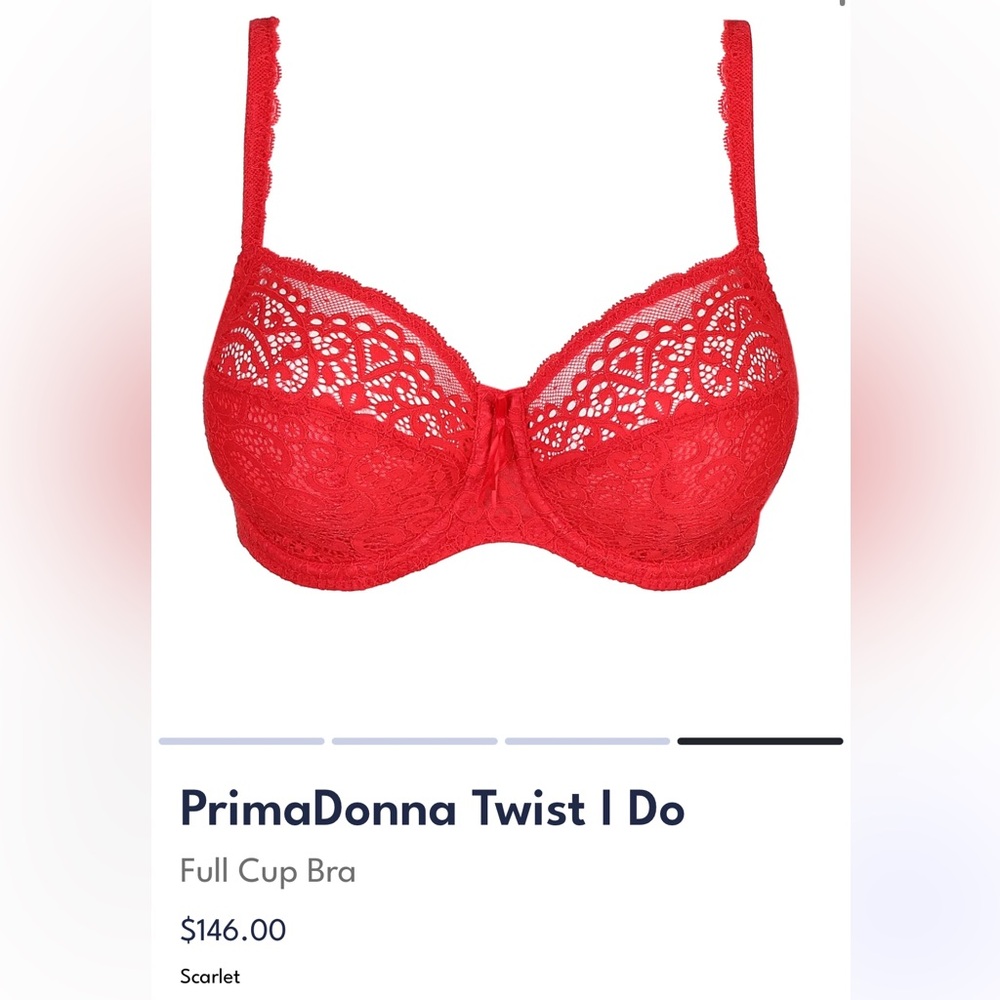 PRIMA DONNA bra 40G (UK) Red